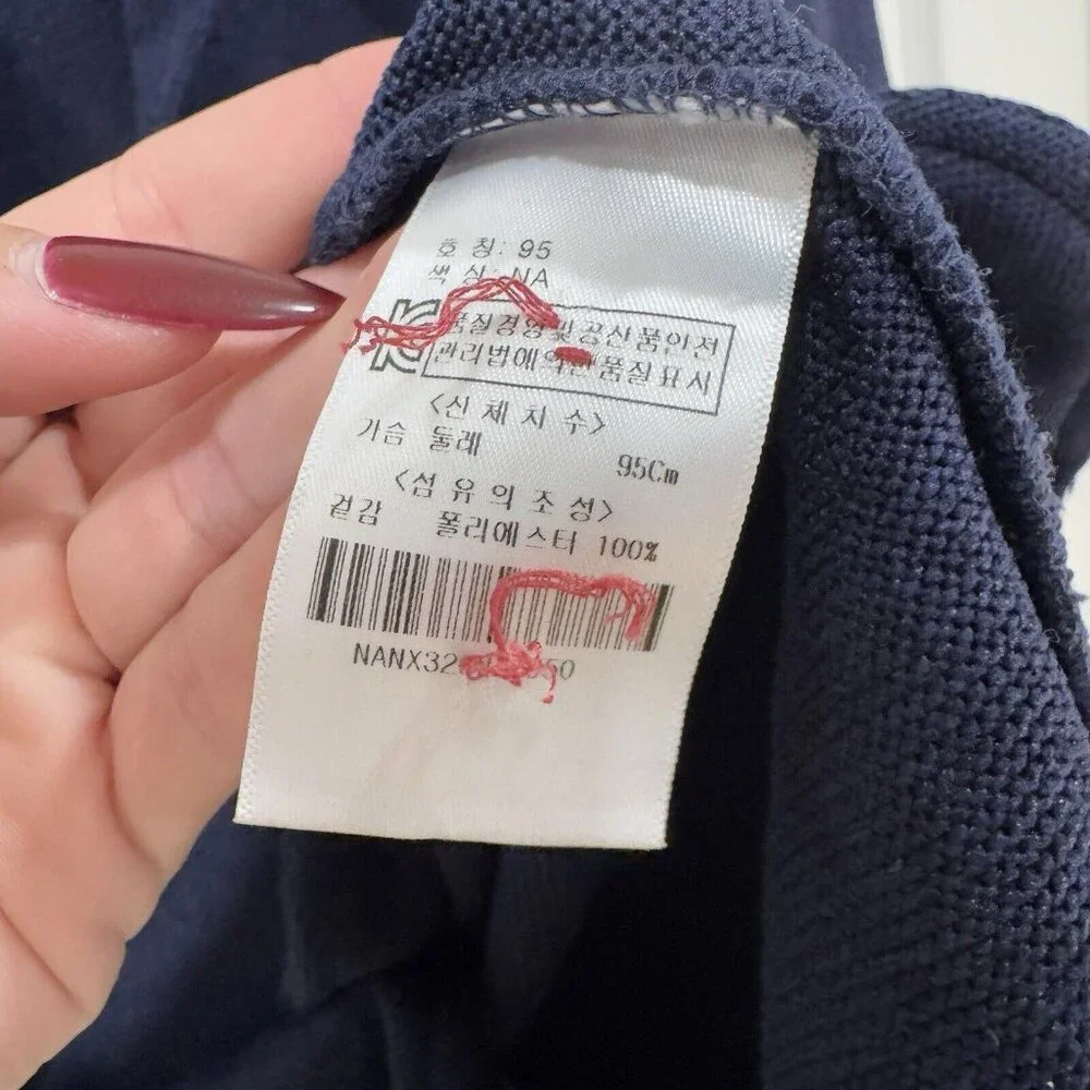 Devernois Women’s Blue Sweater‎ Blazer Cardigan Size 95 Large?